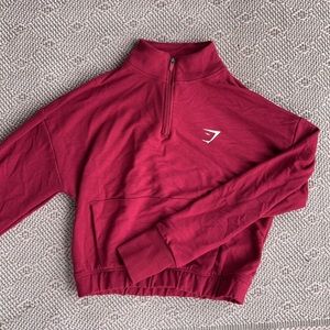 gymshark 1/4 zip